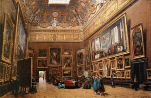 2.Giuseppe_Castiglione_-_View_of_the_Grand_Salon_Carré_in_the_Louvre_-_WGA4552